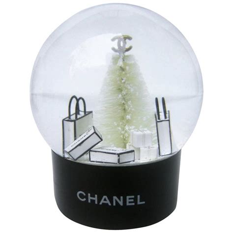 chanel mini snow globe|Chanel snow globe for sale.